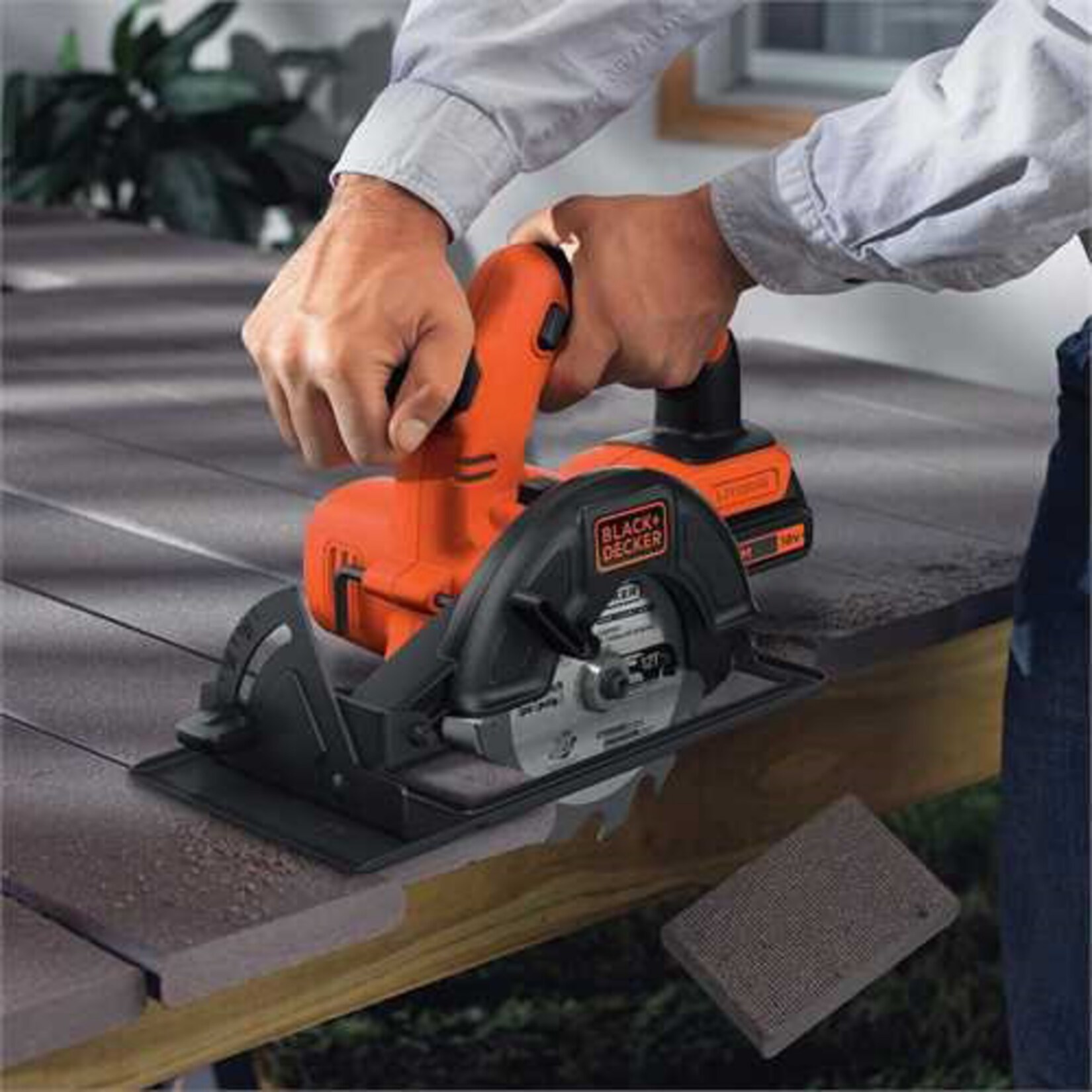 BLACK+DECKER Handkreissäge Akku-Handkreissäge BDCCS18N, 18Volt