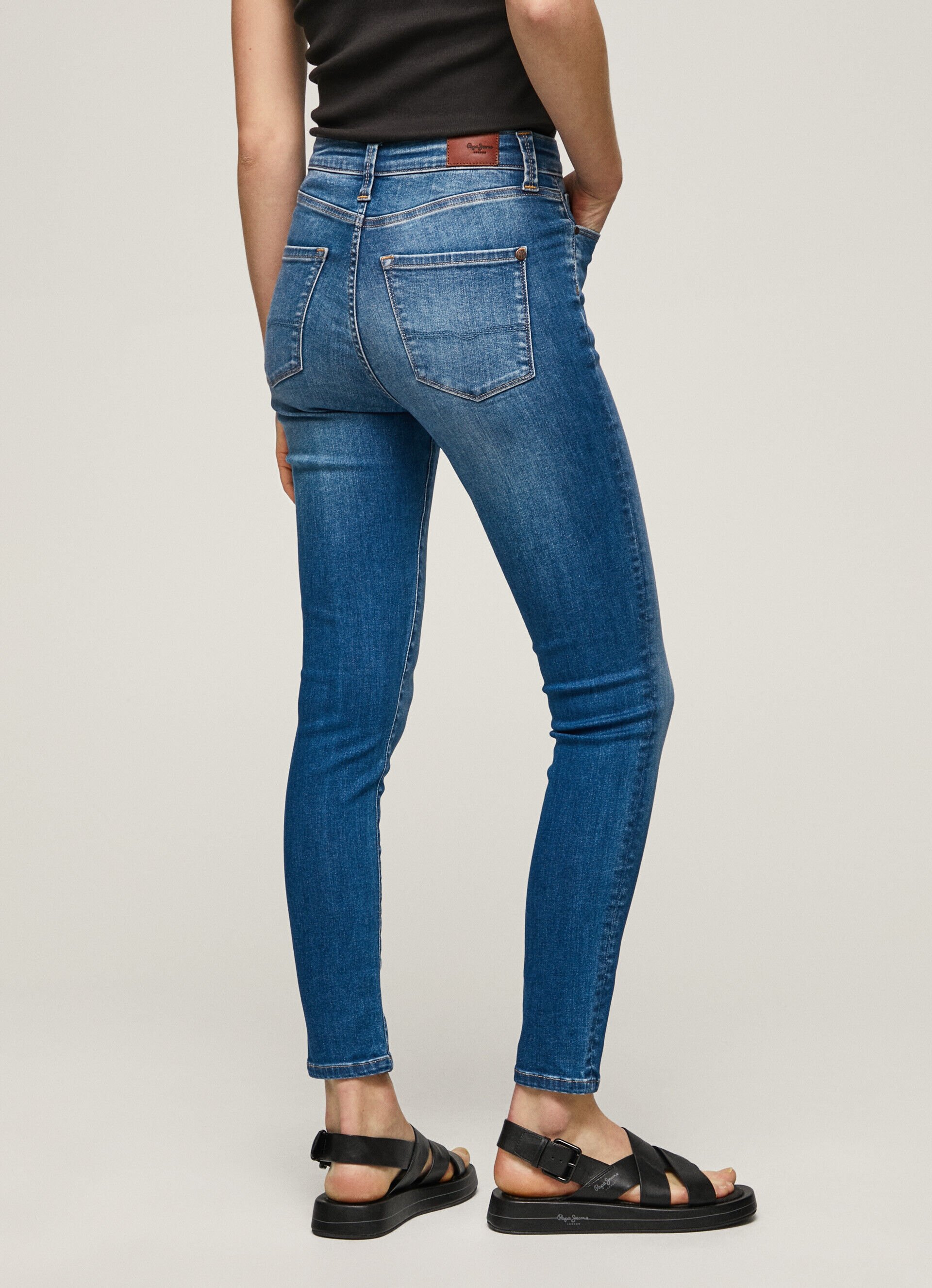 Calça jeans Jean Dion Fit Skinny Tiro Alto - jeans