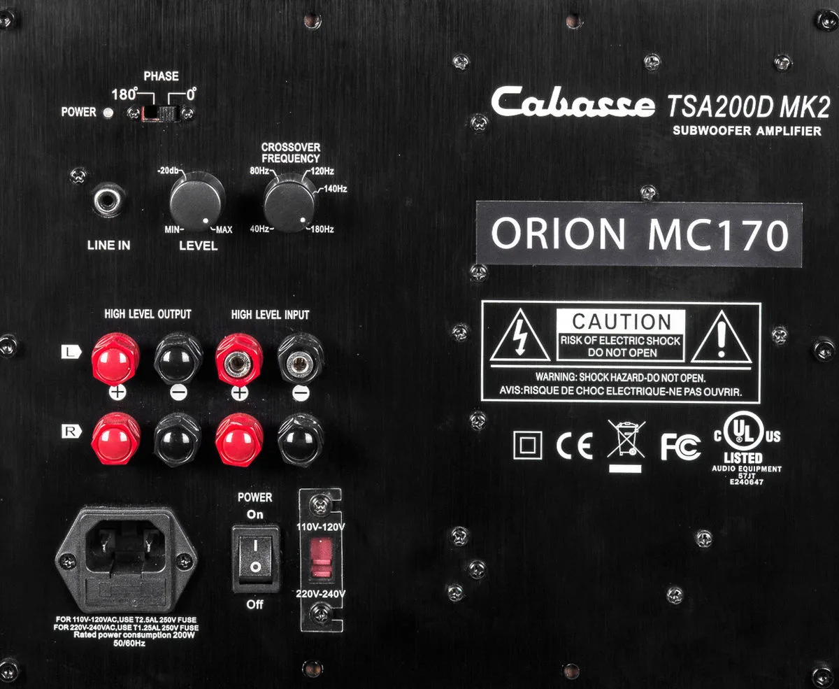 Cabasse Orion Noyer foncé Caissons de basses