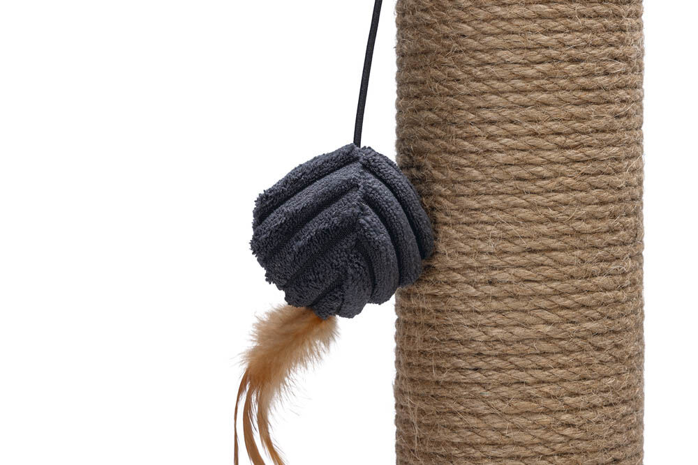 Designed by Lotte Ribbed - Krabpaal - Antraciet - 41x41x70 cm