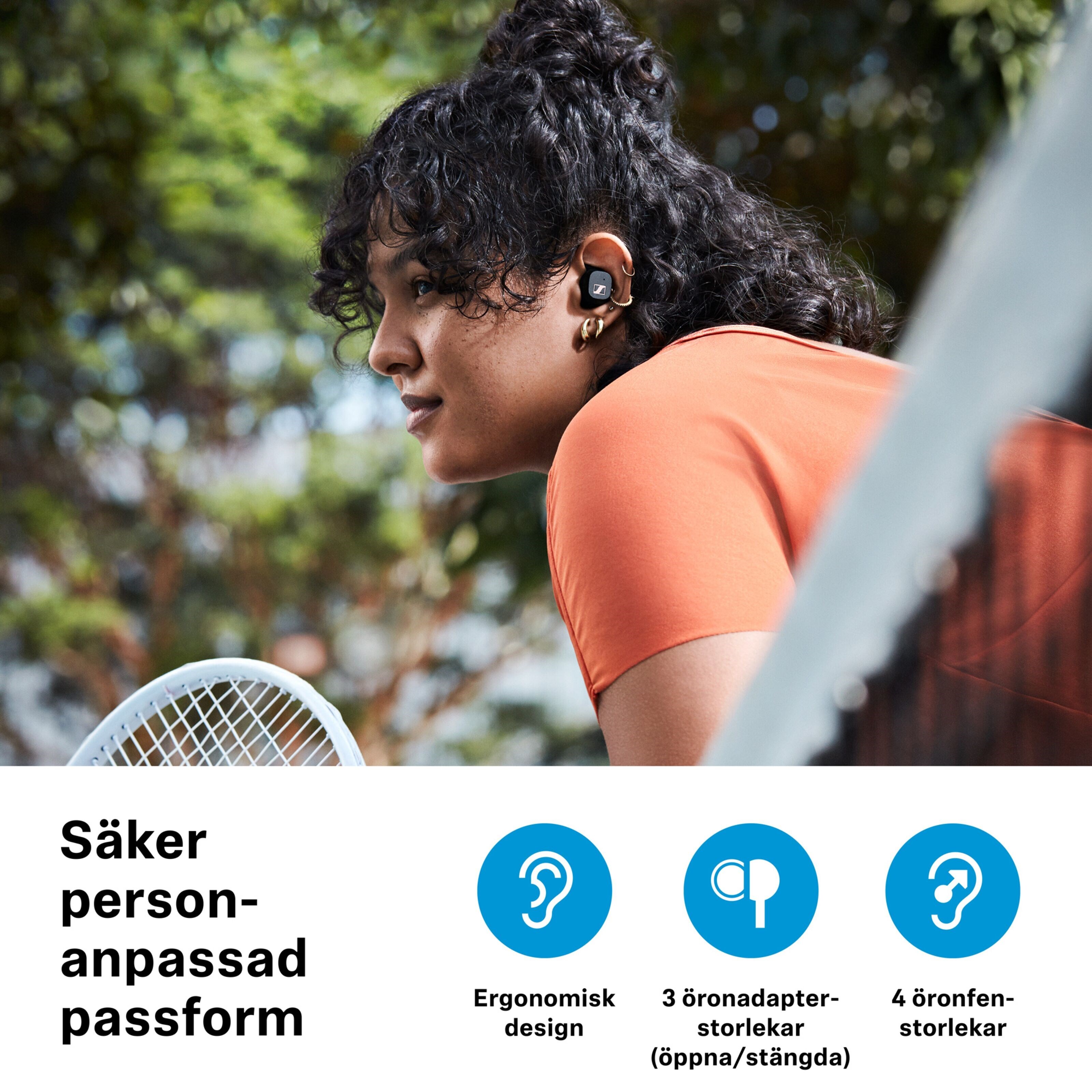 Sennheiser Sport True Wireless-hodetelefoner