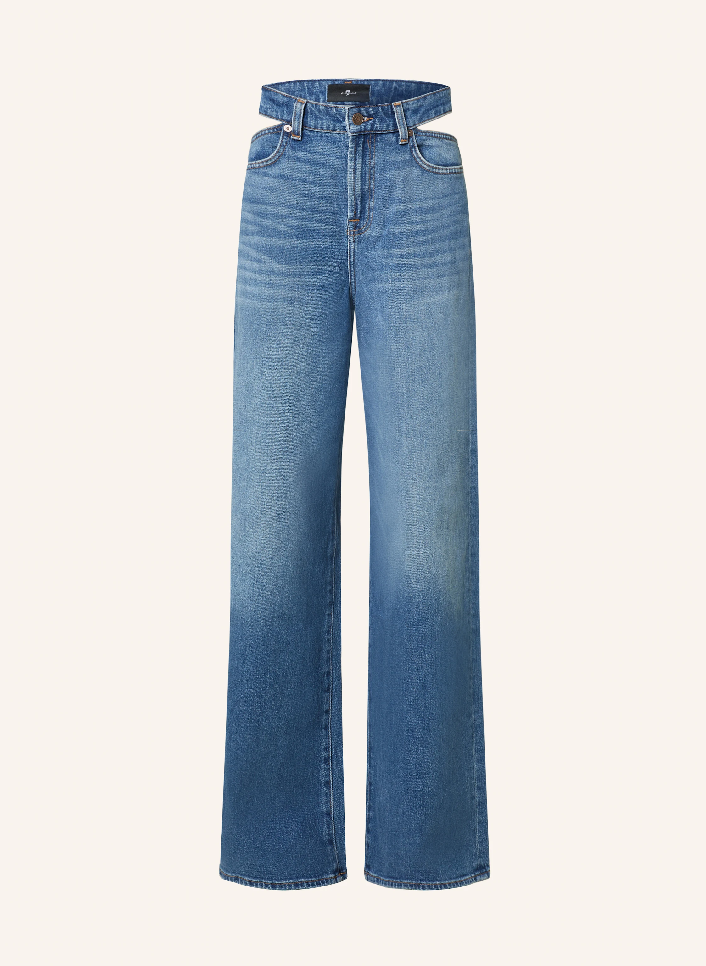 7 for all mankind Bootcut Jeans SCOUT mit Cut-outs