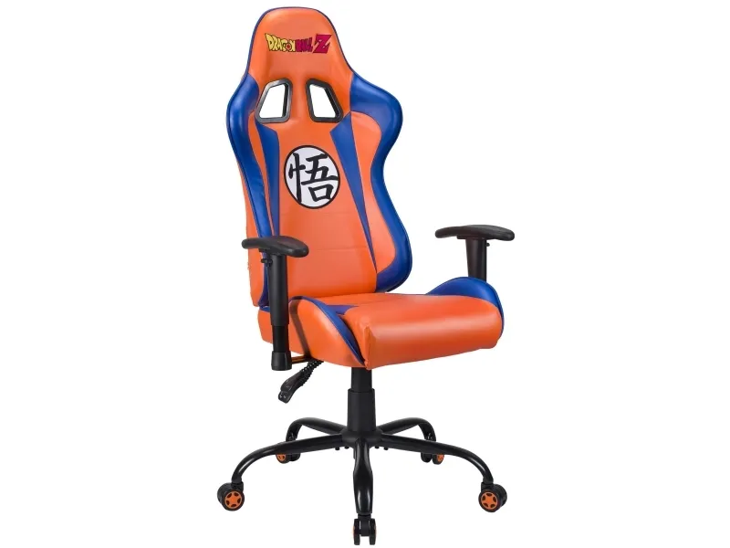 SuBsonic Dragon Ball Z - Spillestol - ergonomisk - armstøtter - T-formet - vippe - drejeled - syntetisk læder