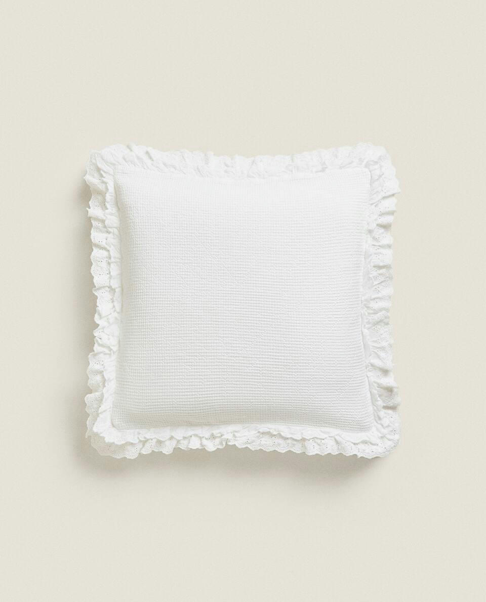CAPA DE ALMOFADA EM jacquard DE ALGODÃO