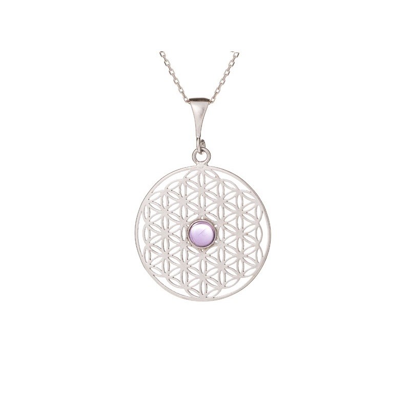 PENDENTIF ARGENT AMETHYSTE