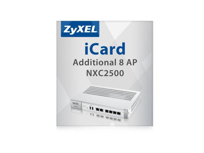 Zyxel Lizenz iCard NXC2500 WLAN-Controller  8 AP's Unbegren Für 8 zusätzliche Access-Points