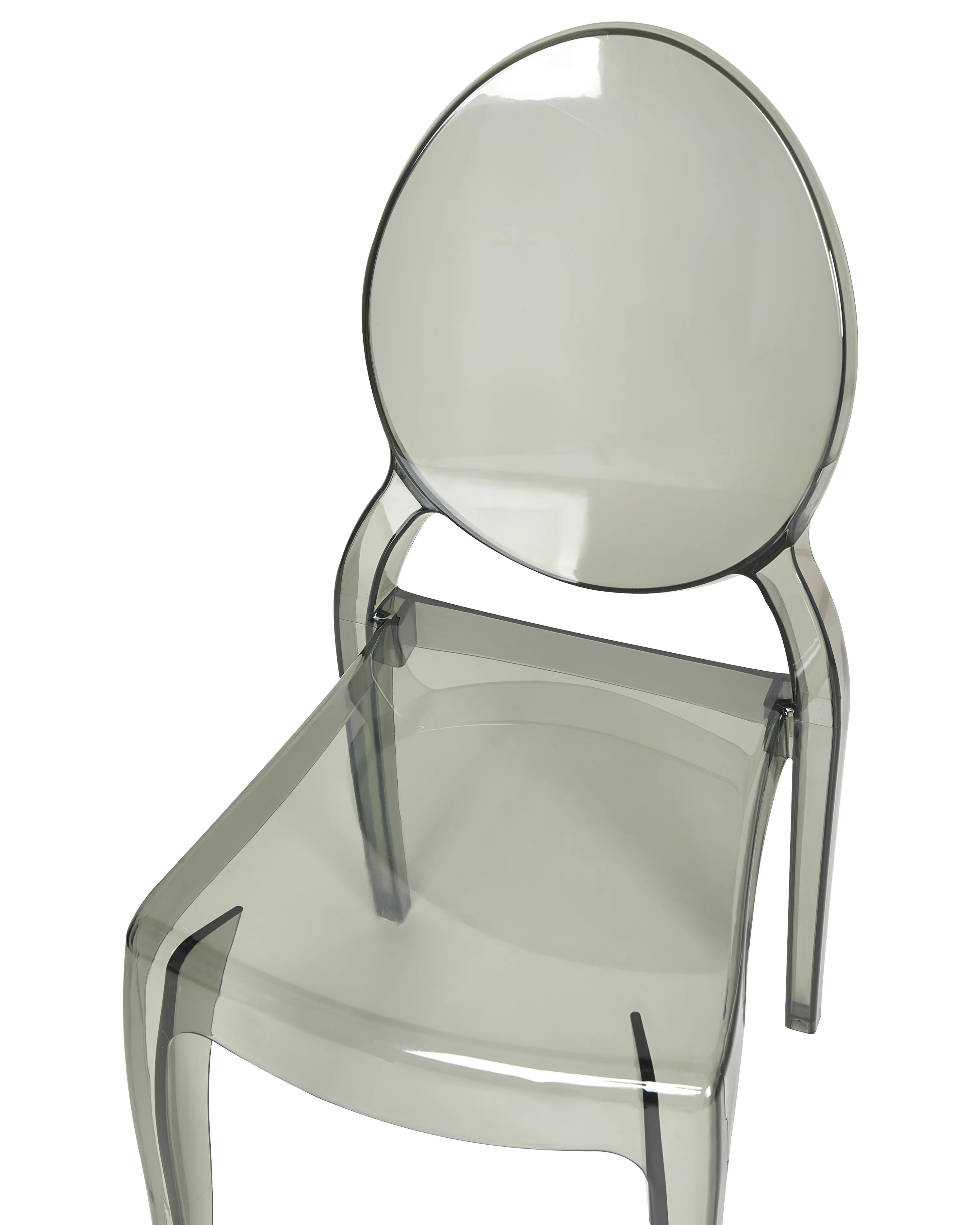 Set van 4 eetkamerstoelen MERTON Zwart