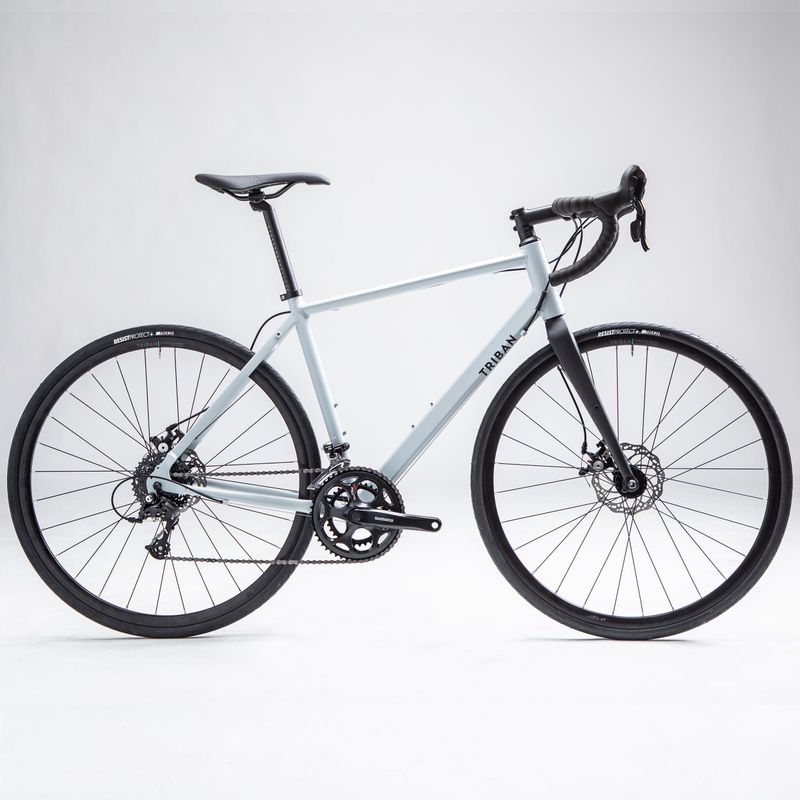 Racefiets - Lichtgrijs - RC120 - Schijfremmen