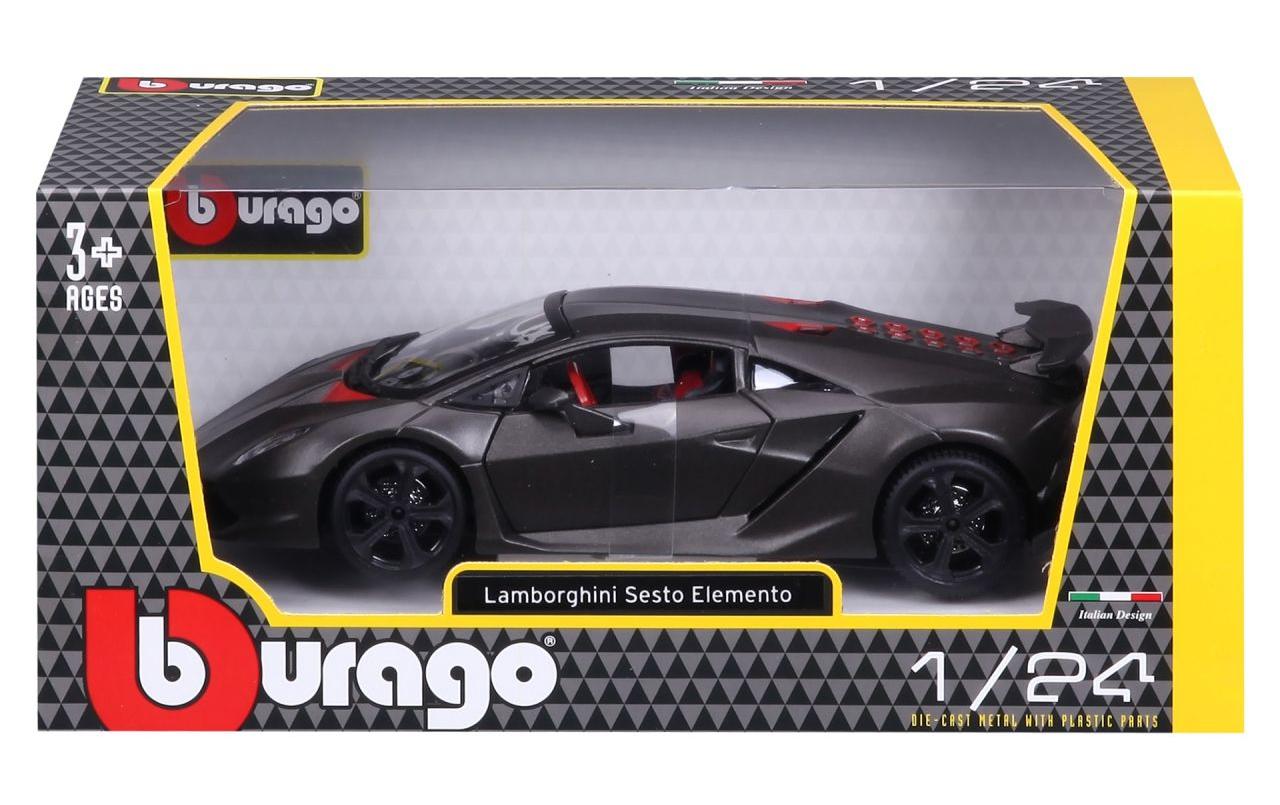 Lamborghini Sesto Elemento Grau 1:24Sammlermodell im Massstab 1:24