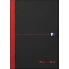 Bloc-notes Black n' Red - à reliure, A4, quadrillé