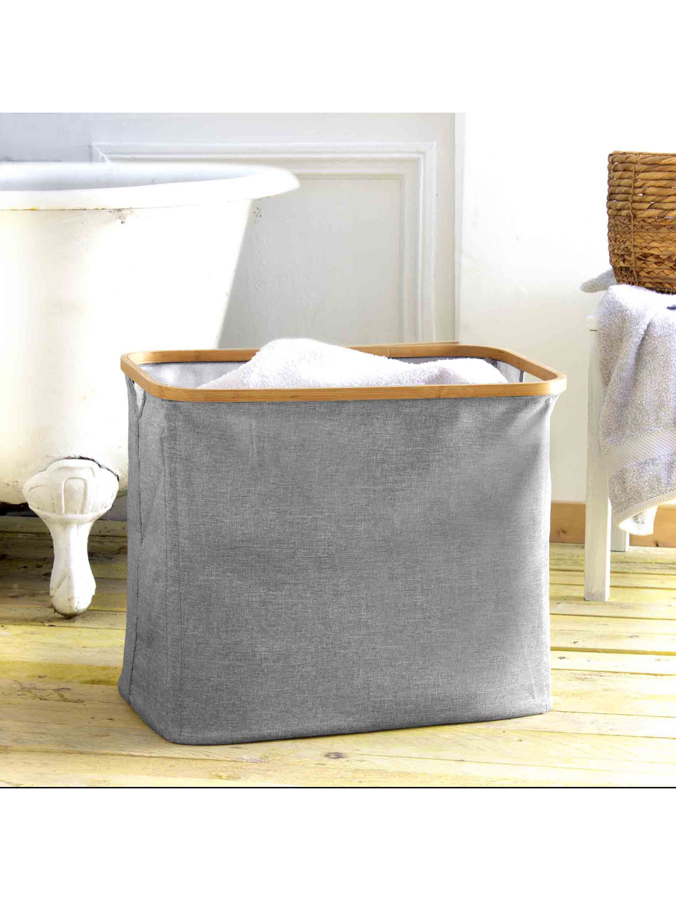 Panier à linge pliable