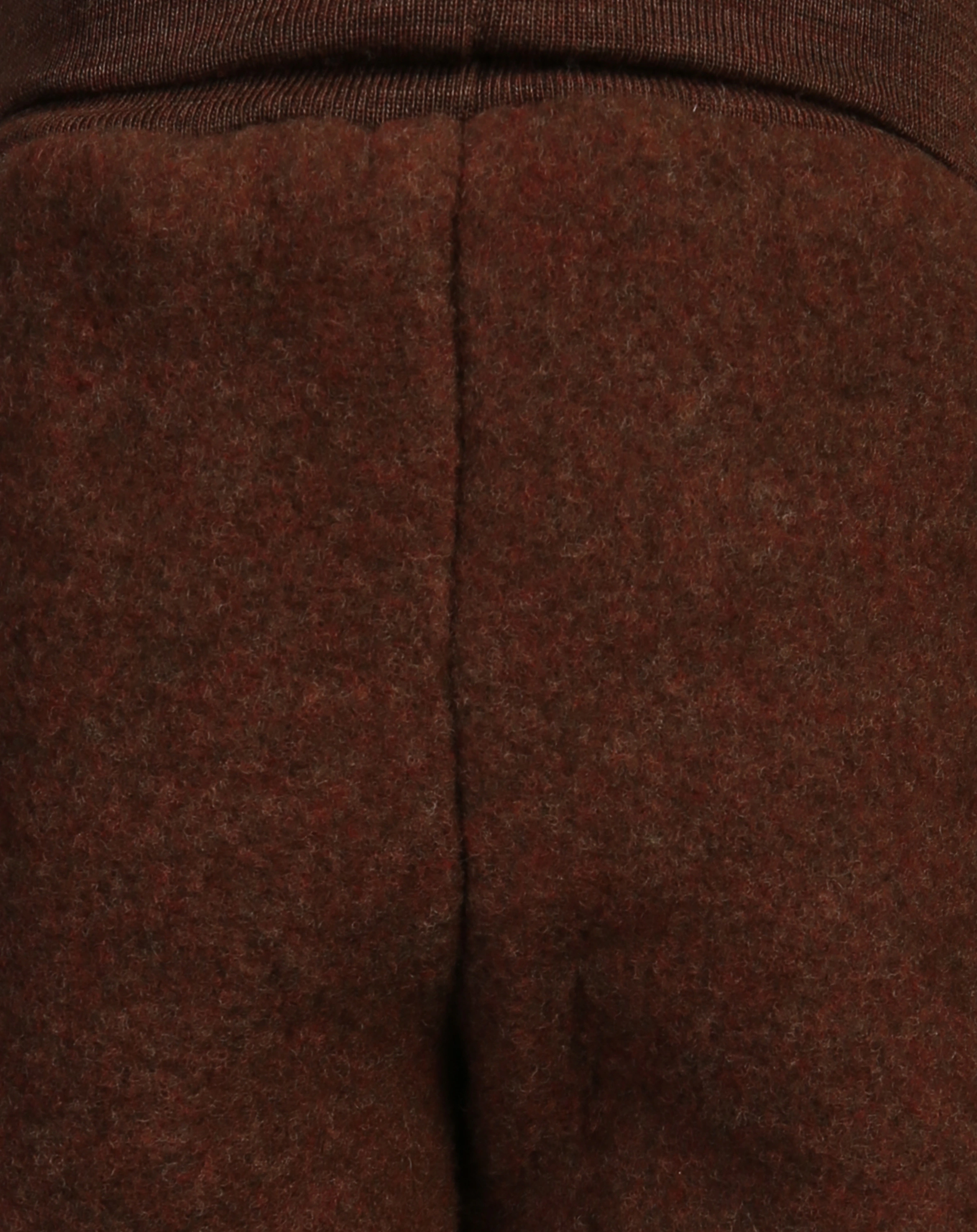 Woll-Hose SNUGGLY WINTER mit Nabelbund in zimt melange