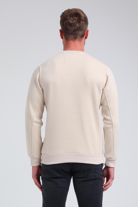 Gabbiano beige heren sweater