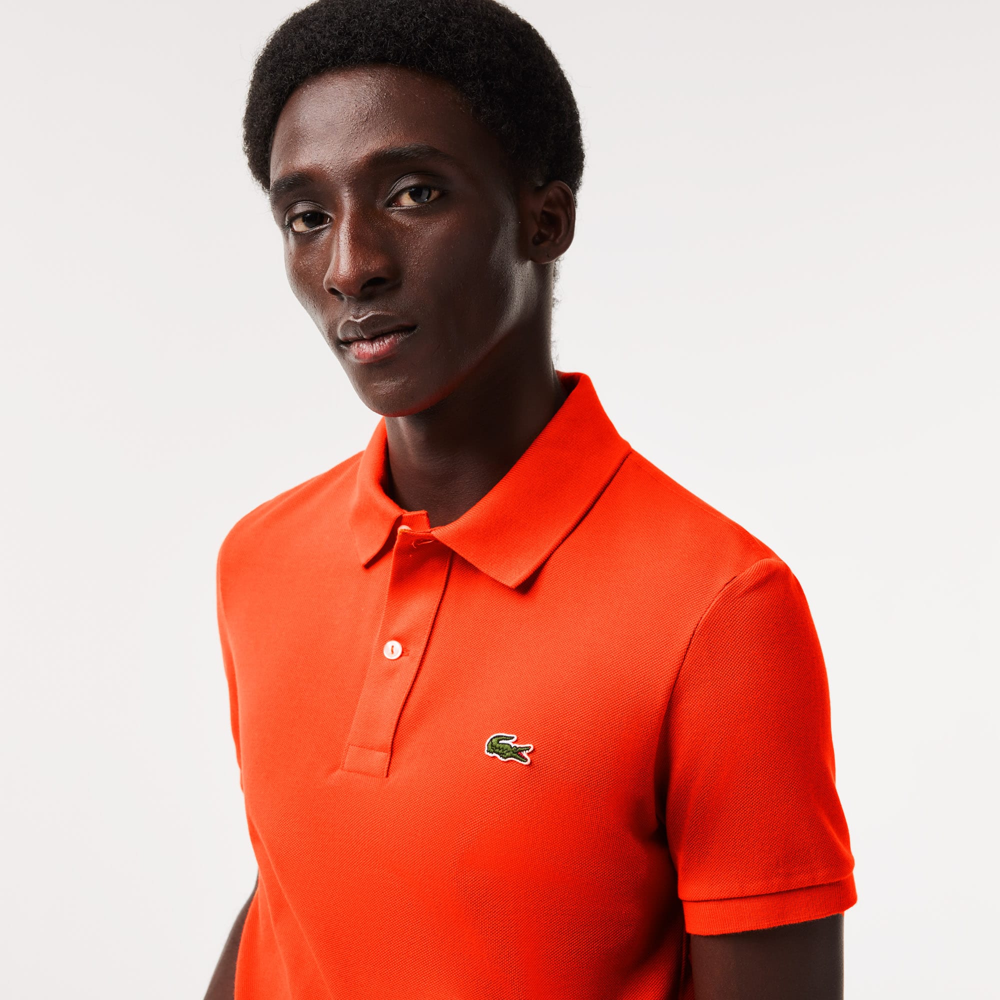 Original L.12.12 Poloshirt aus Petit Piqué Kurze Ärmel - Orange - Lacoste - Herren