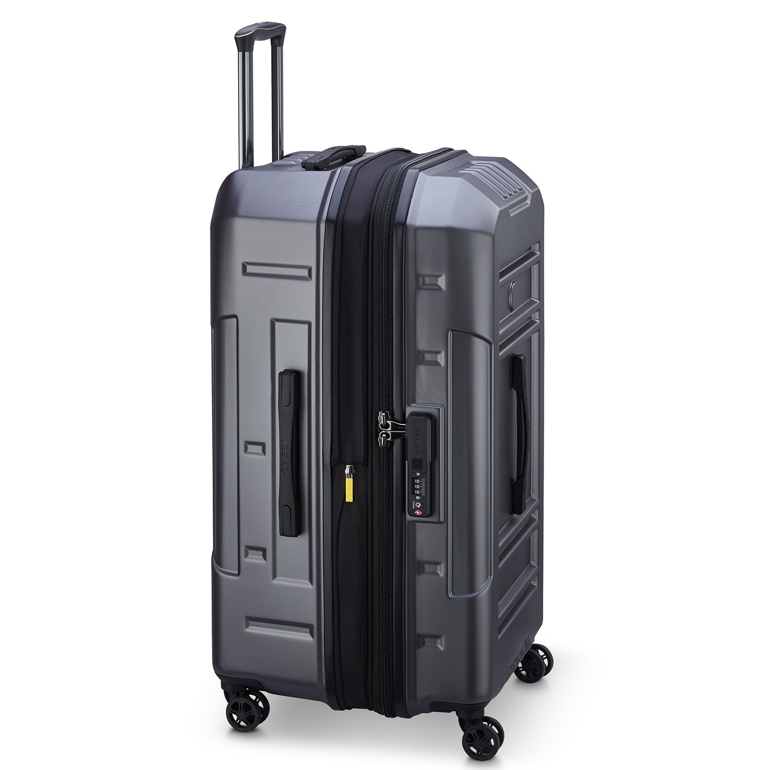 Delsey Rempart Trunk Suitcase XL Expandable anthracite