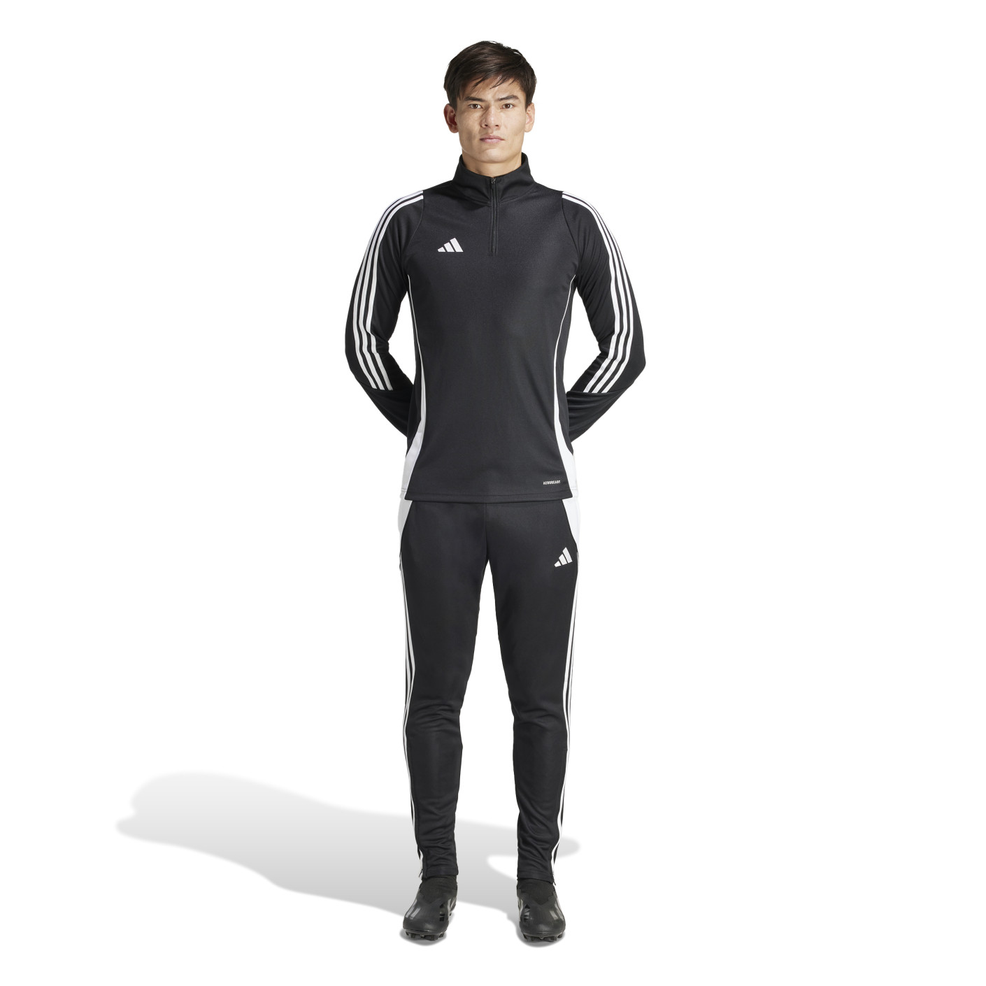 Adidas Tiro 24 Trainingstrui 1/4-Zip Zwart Wit
