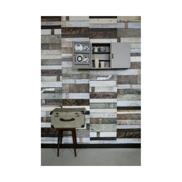 Studio Ditte Behang Sloophout Zwart / Wit