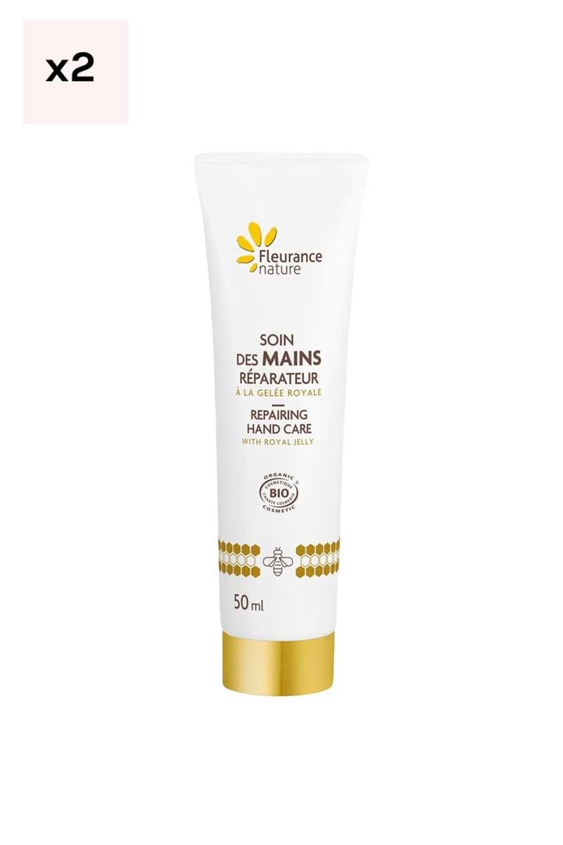Soins bio réparateurs - Gelée royale - Mains - 2 x 50 ml