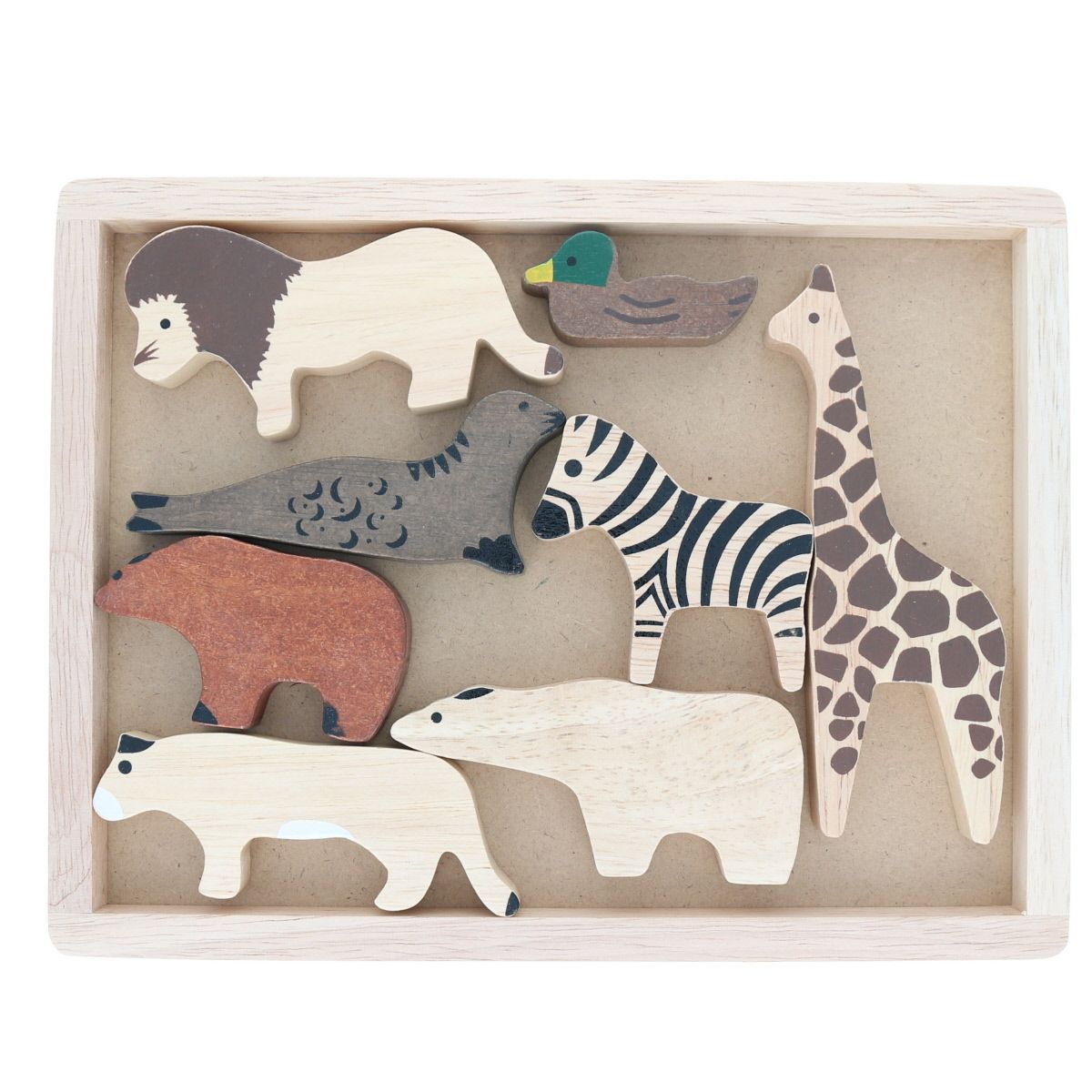 Set animaux en bois