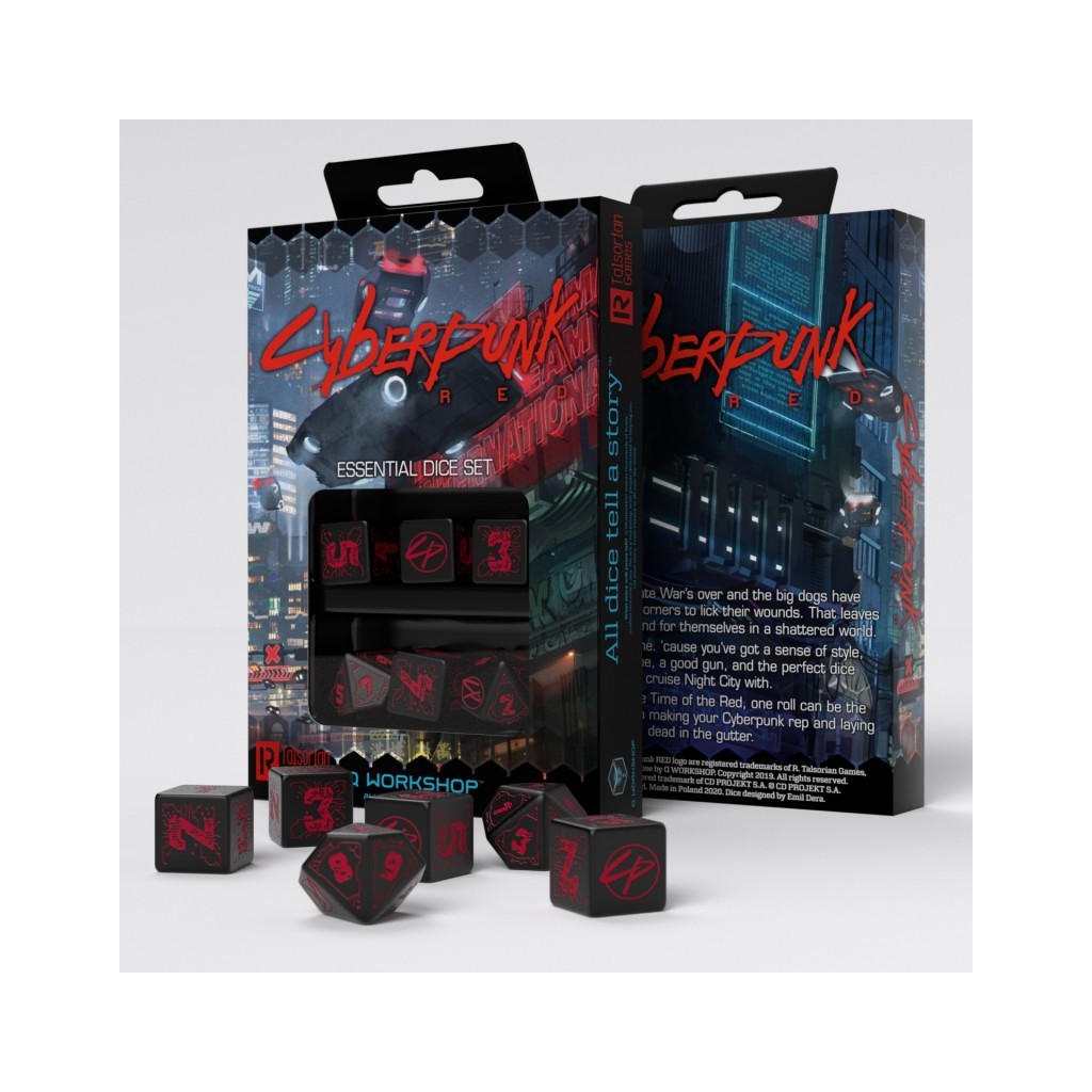 Cyberpunk Red Essential Dice Set (4D6 & 2D10)
