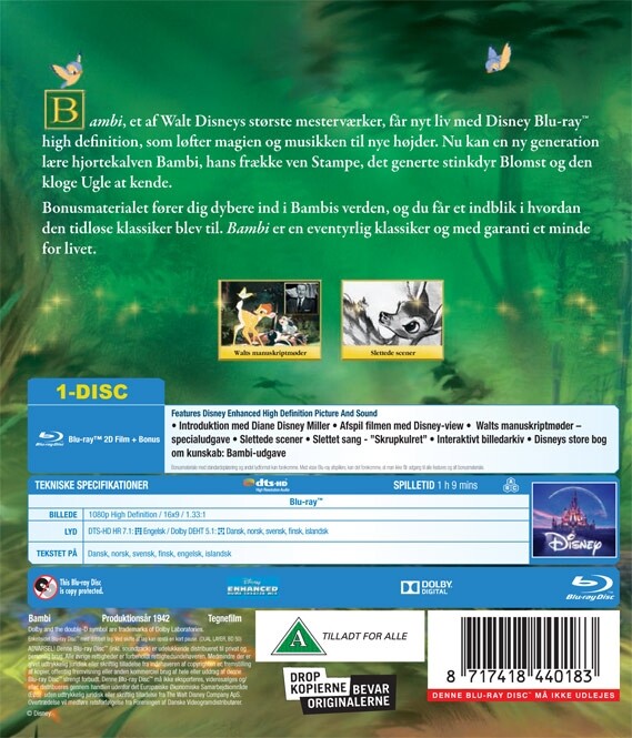 Bambi - Disney - Blu-Ray