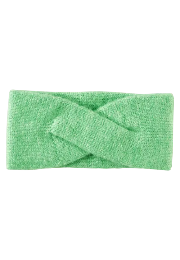 Strickmix Stirnband - fresh gentle green melange