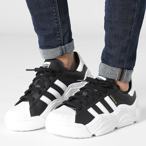 Baskets Femme Superstar Millencon HQ9019 Core Blacn Footwear White Cloud White