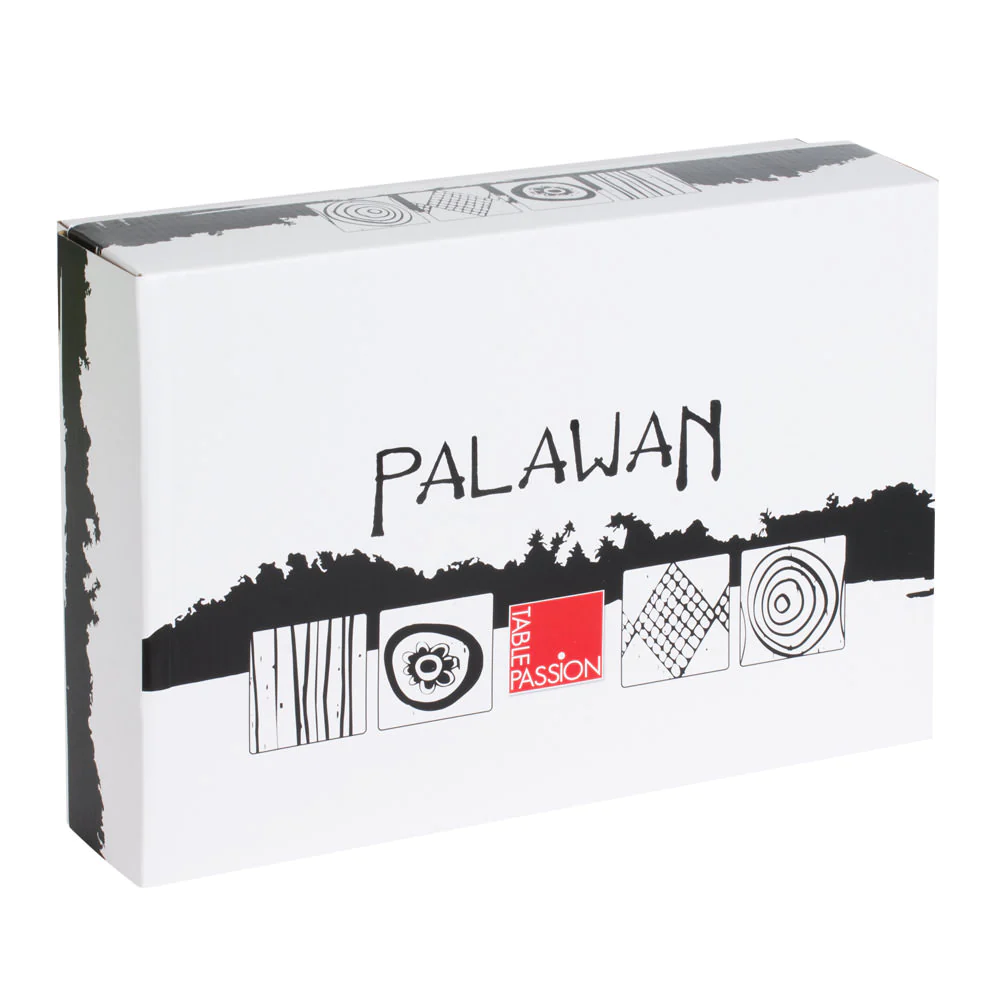 Coffret de 4 mugs Palawan 37 cl Table passion