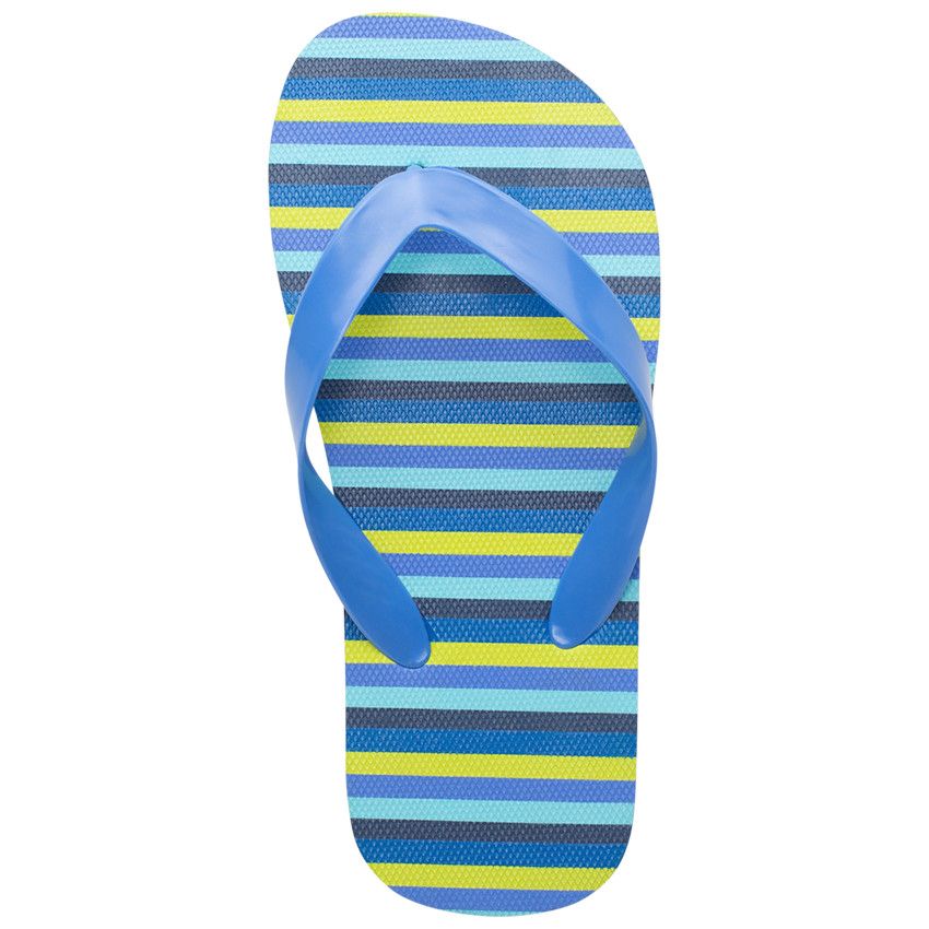 Tongs à rayures bleues du 24 au 35 - Bleu moyen