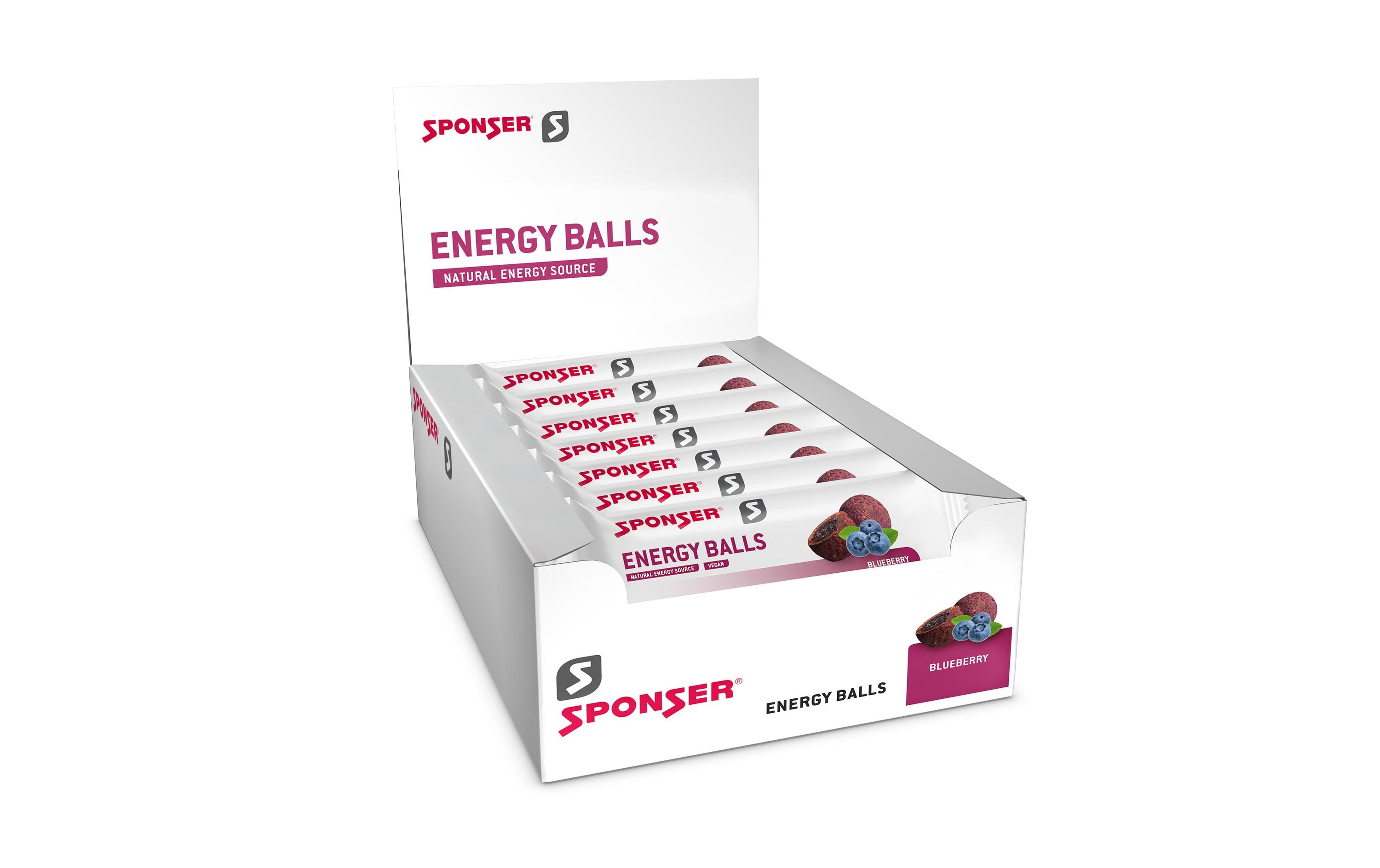 Energyballs Blueberry, 18 x 45gFruchtige Energiebällchen für sportliche Aktivitäten