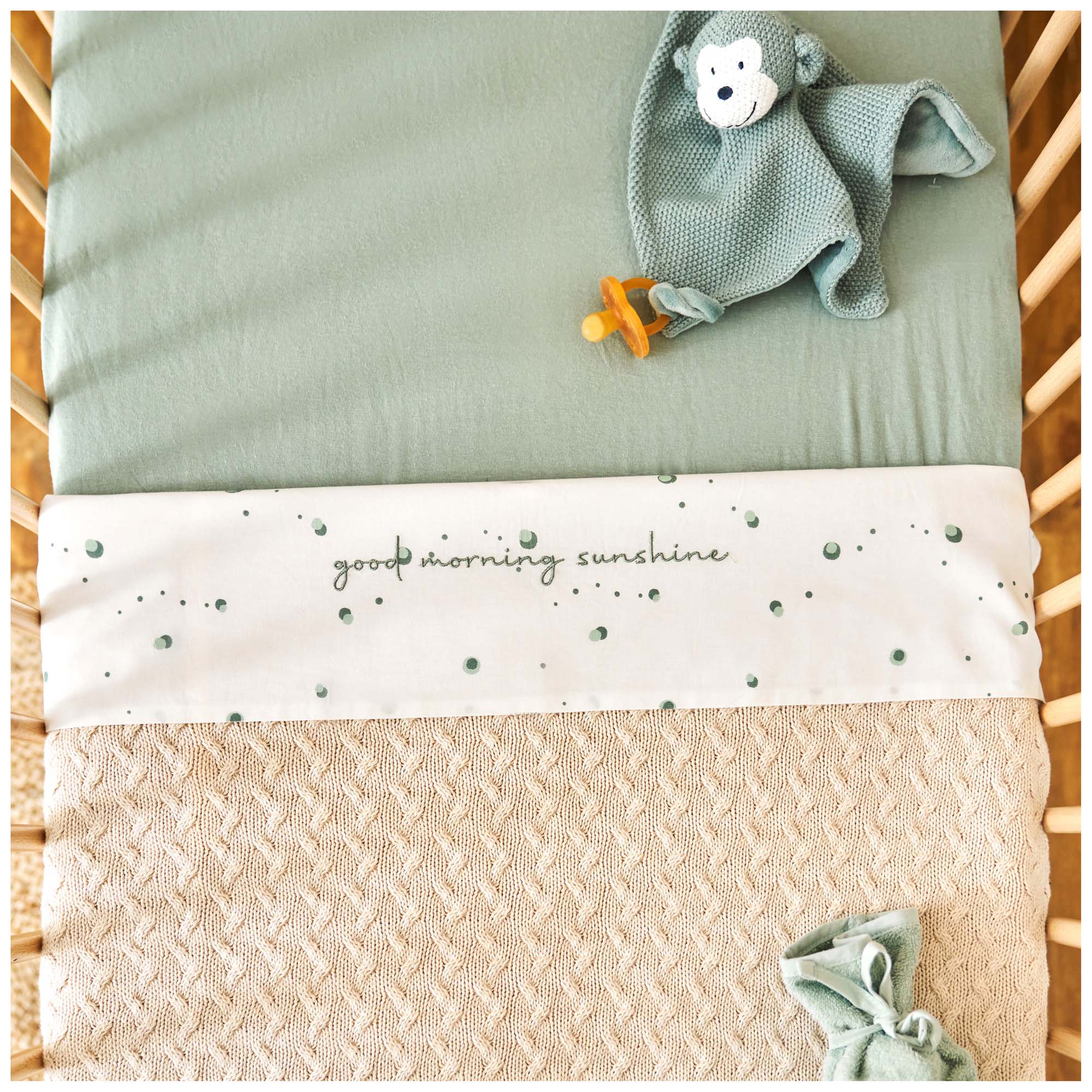 Prenatal ledikantdeken beige