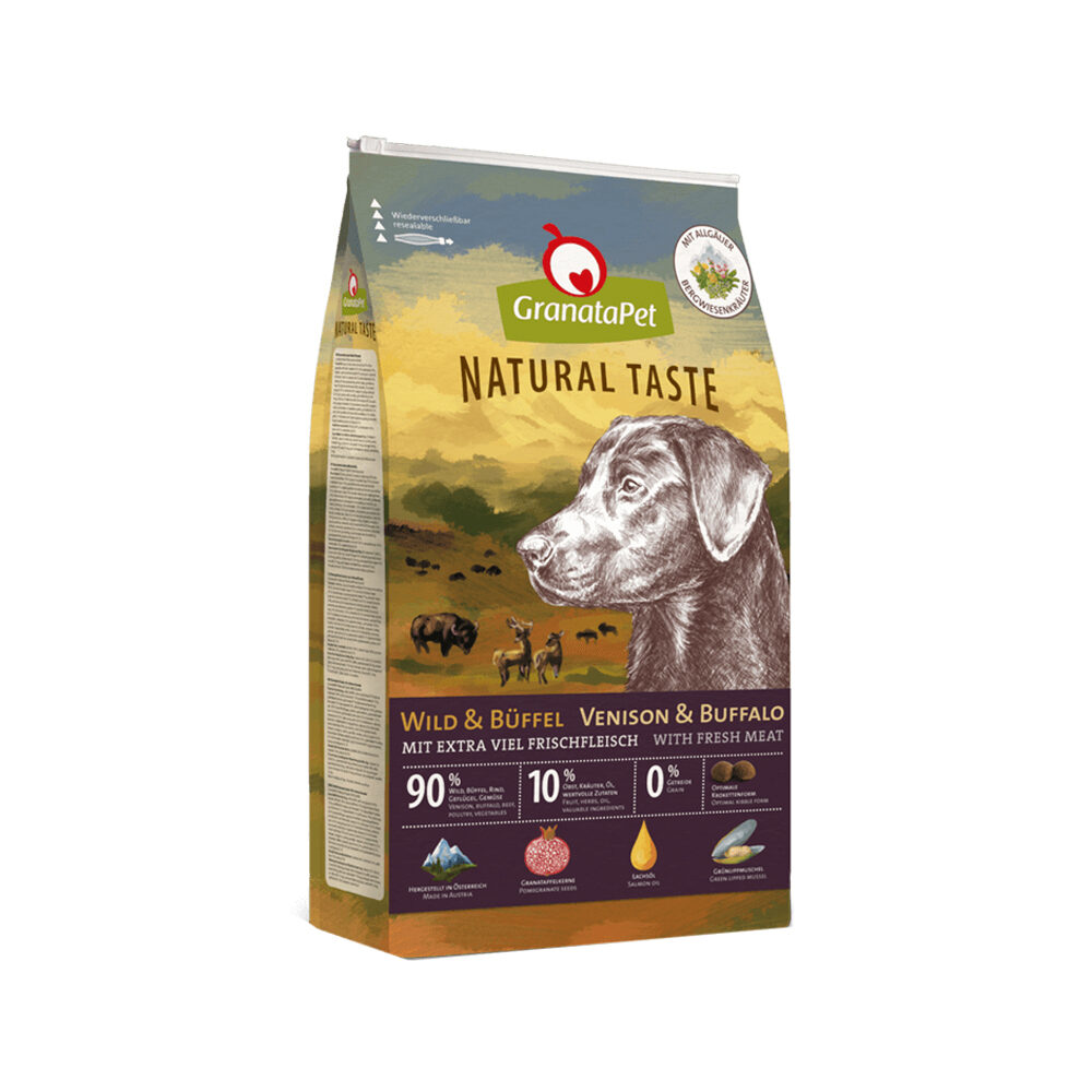 GranataPet Natural Taste Hondenvoer - Wild & Buffel