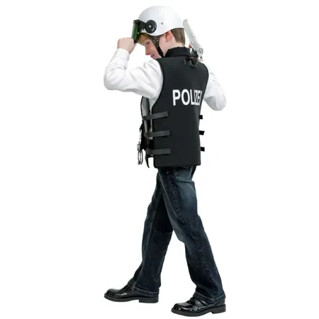 Festartikel Müller Polizeiweste schwarz, Größe 152