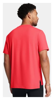 Maillot manches courtes Under Armour Launch Elite Rouge Homme