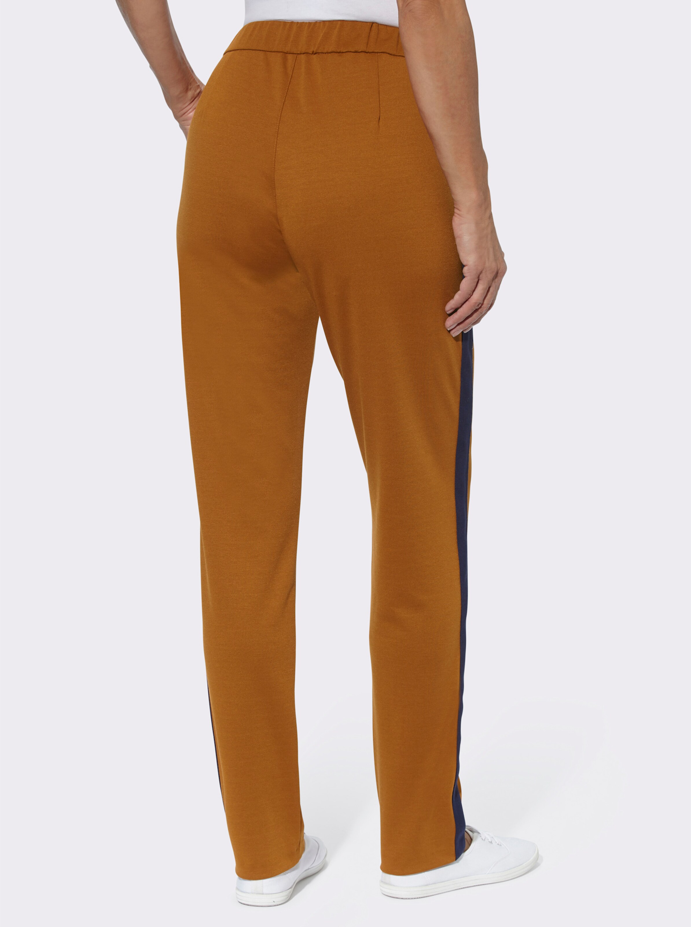 Jerseyhose mit Galonstreifen