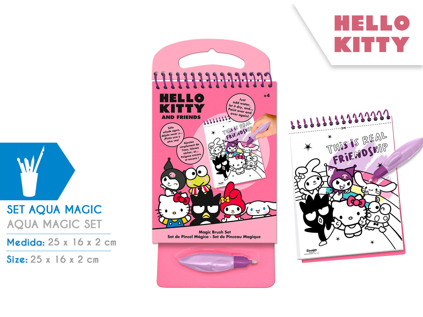 SET AQUA MAGIC HELLO KITTY