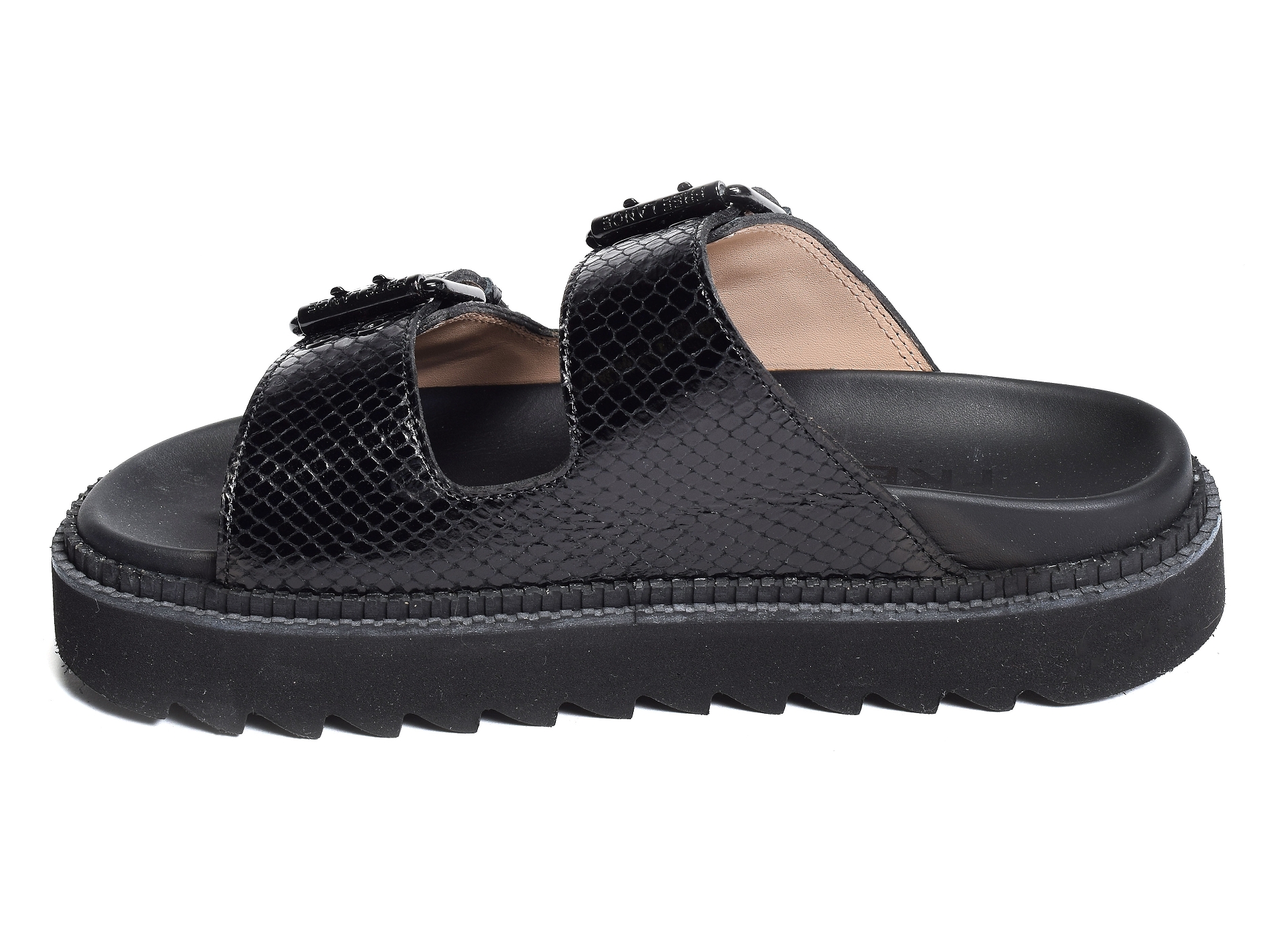 Knife dbl brace mule noir