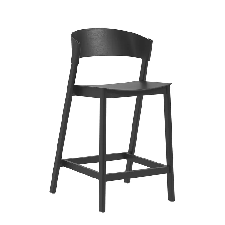 Muuto - Cover Barhocker H 96 cm, schwarz