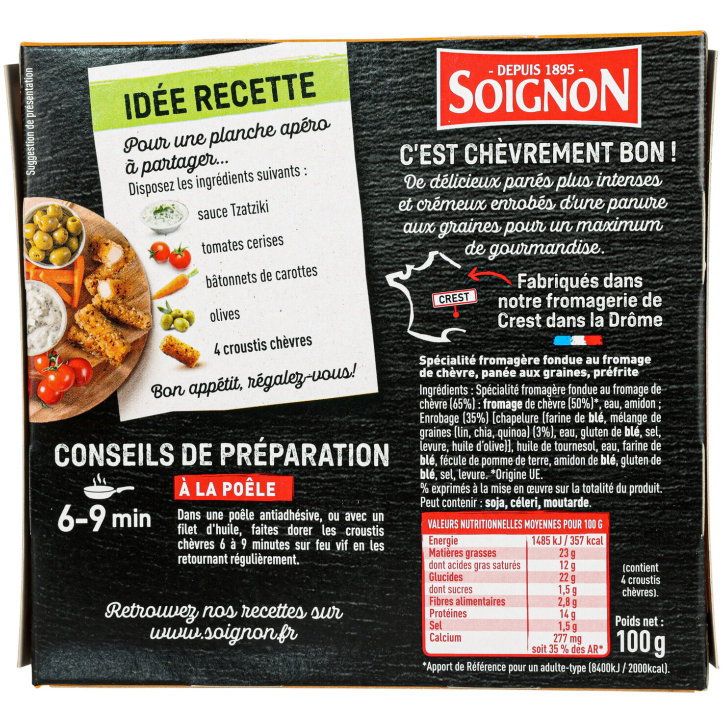Soignon Les Croustis Chèvres