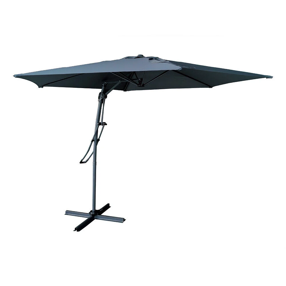 Parasol déporté MALAGA gris