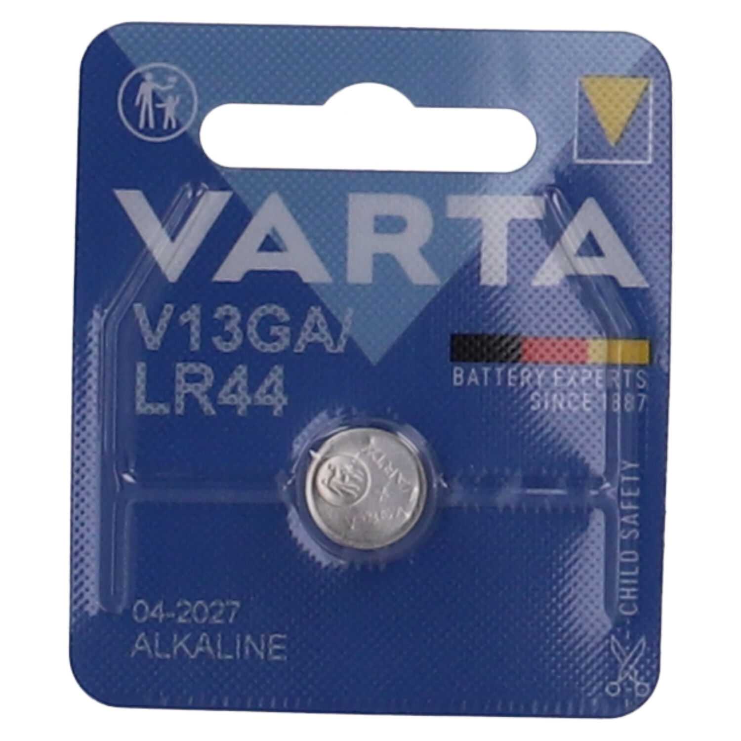 Batterie VARTA Knopfzelle 1er V13GA/LR44
