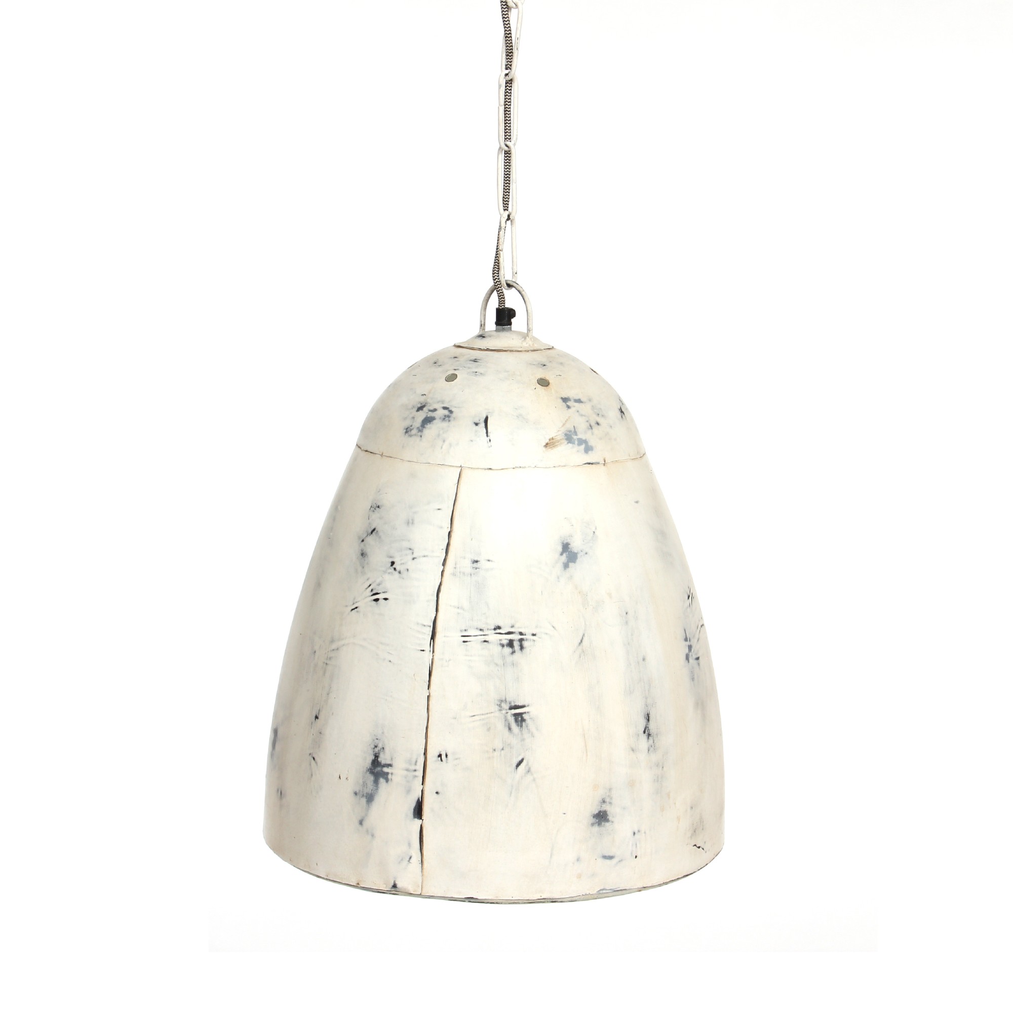 Lampe 'Pail', weiß, Ø 41 cm, H 49 cm von fischer's lagerhaus