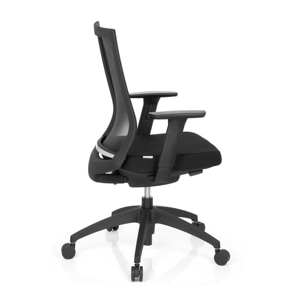 Profi Bürostuhl ASPEN Stoff mit Armlehnen (höhenverstellbar) hjh OFFICE