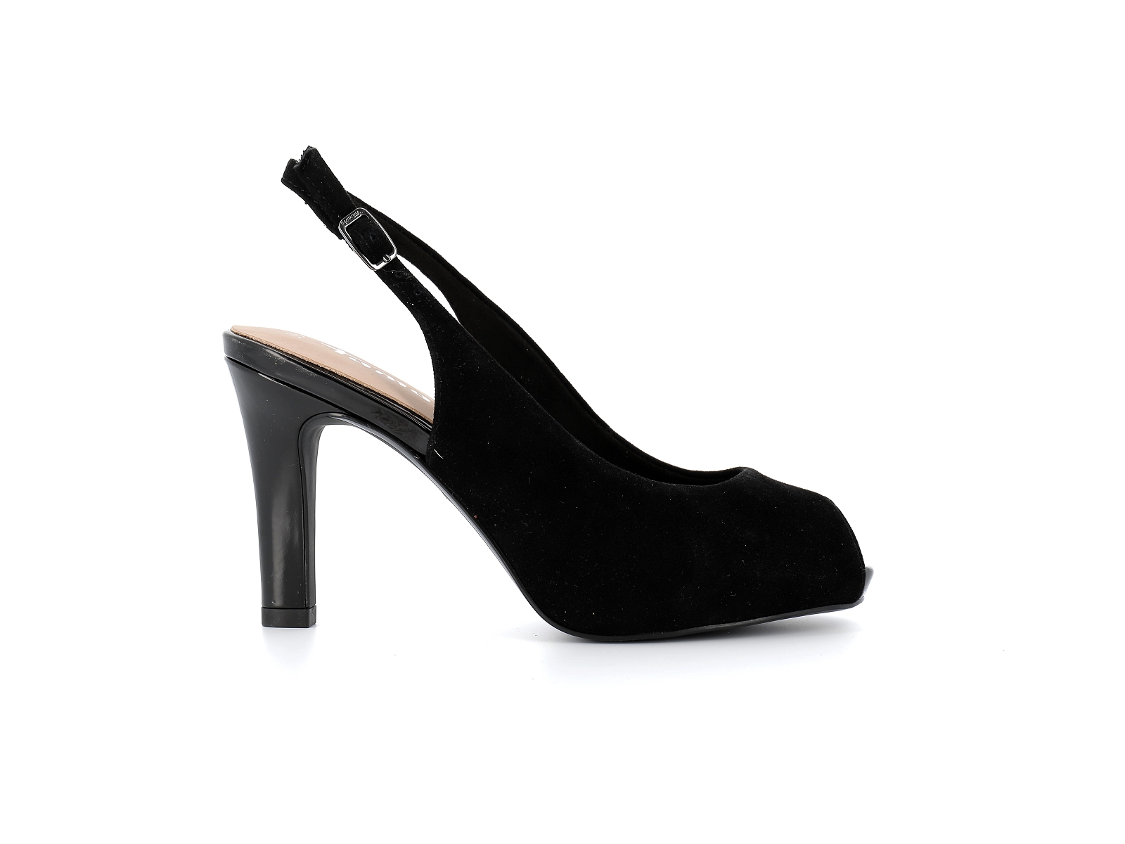 Tamaris-29609 Nubuck Velours Noir