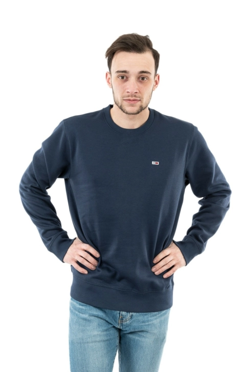 Sweat tommy jeans regular fleece c87 twilight navy