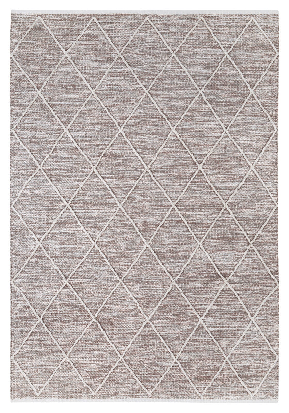 Kelim-Teppich Trelleborg 70 x 140 cm Grau