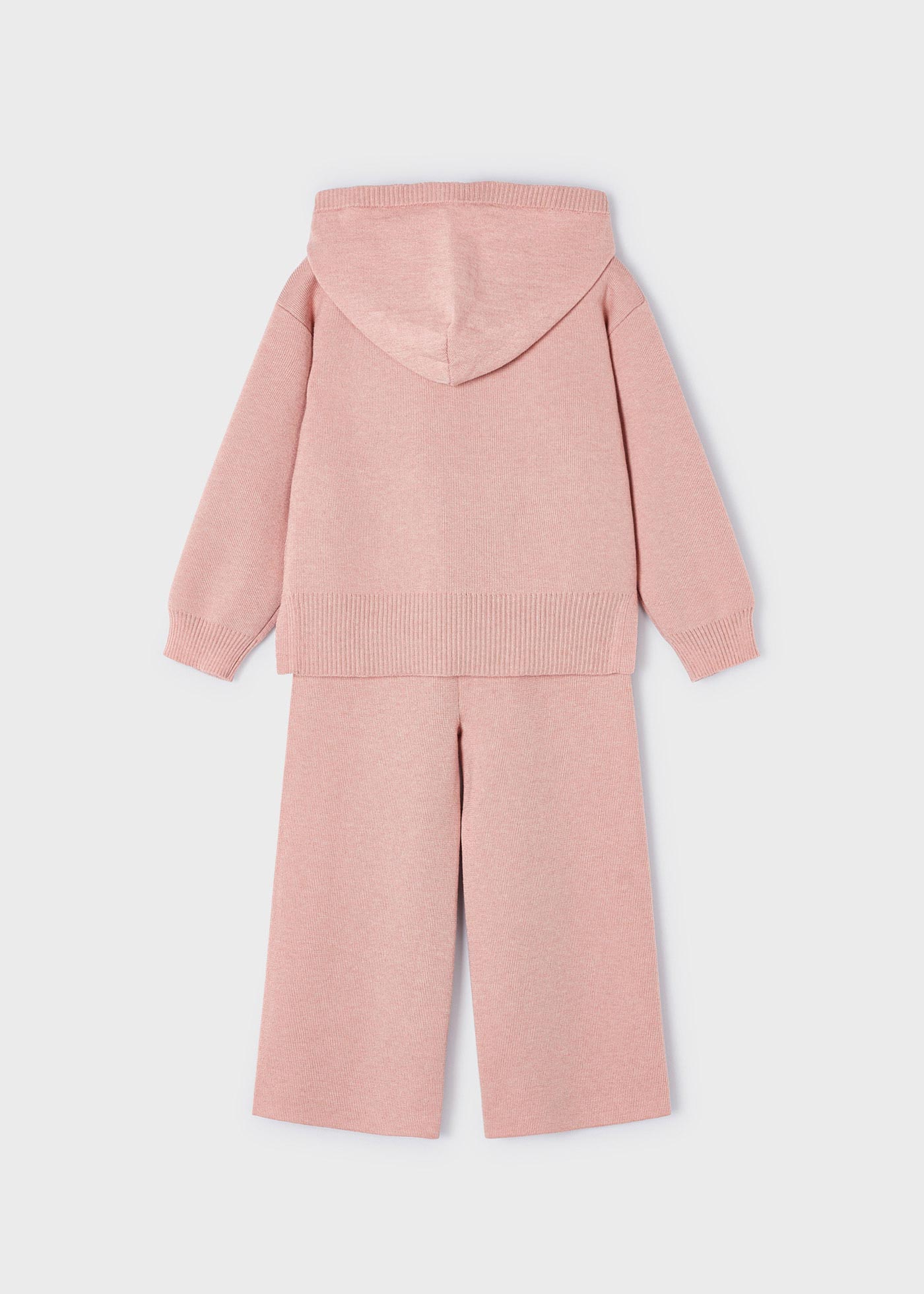 Conjunto de tricô de duas peças para meninas