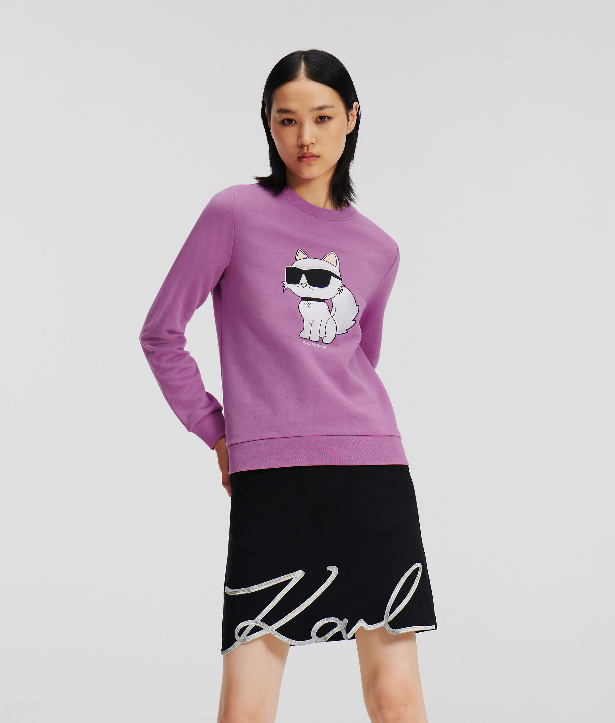 SWEAT-SHIRT CHOUPETTE KARL IKONIK