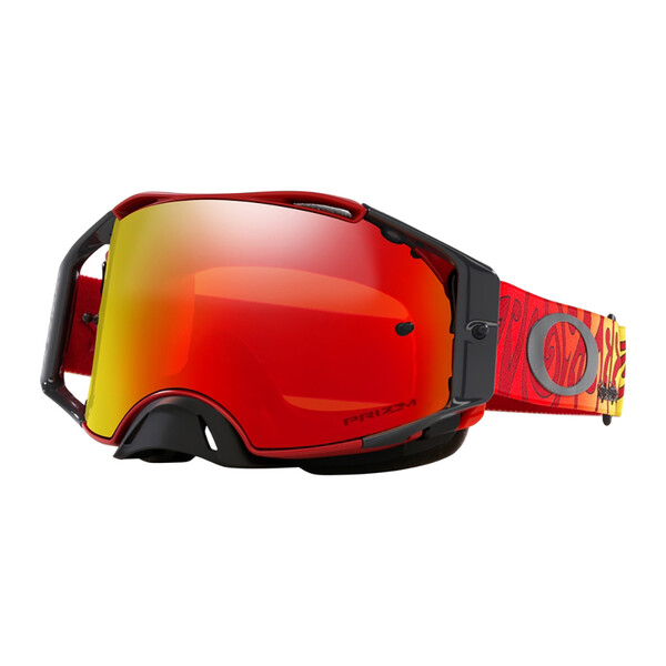 Oakley - Masque Airbrake MX Troy Lee Designs Trippy - Ecran Prizm Rouge / Noir / Jaune