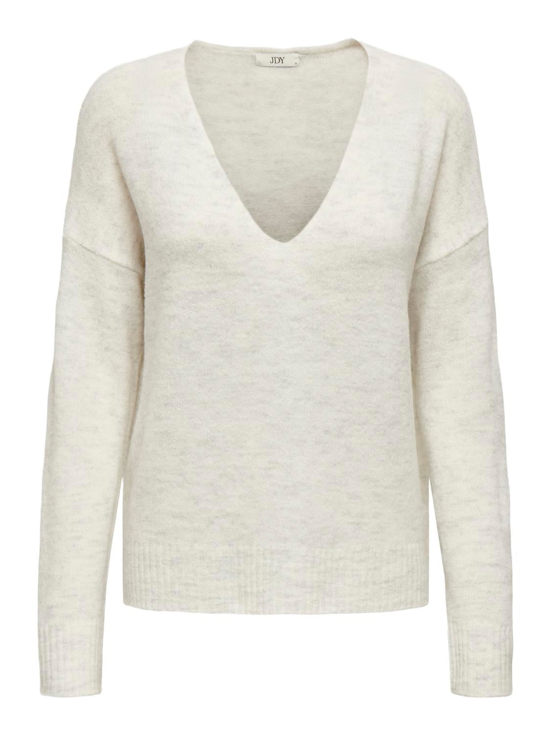 JDYELANORA Strickpullover Cloud Dancer